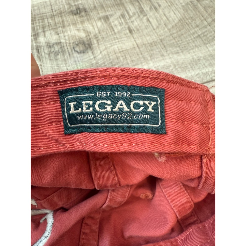 Legacy 92 CVX Embroidered Baseball Cap Coral Pink Adjustable Hat - Picture 6 of 6